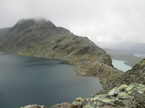 Tilbakeblikk på Besseggen og Veslefjellet