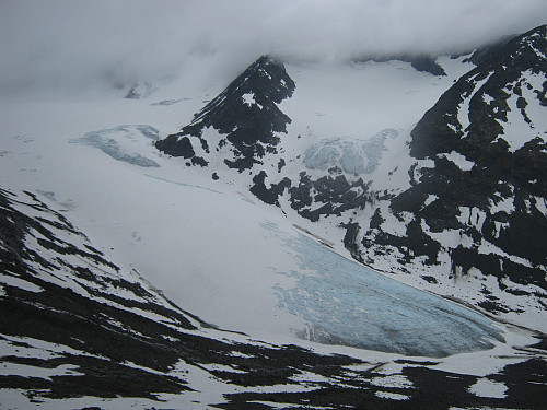 Mot den vakre tunga på Hellstugubreen