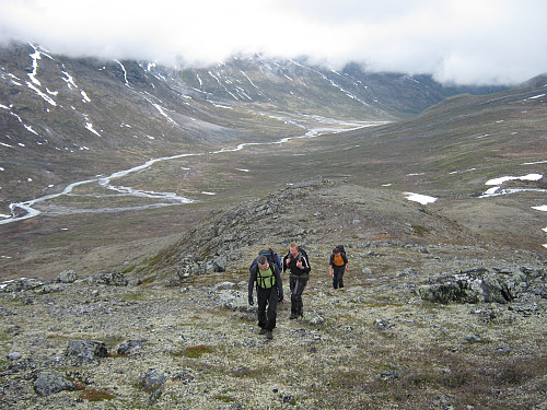 Vi vinner høyde over Visdalen