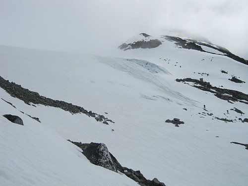 Brefallet på den sørligste breen under Bukkehø