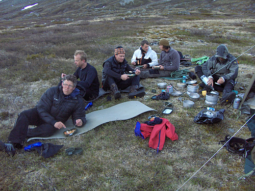 Topp kveldsstemning etter topp dag i høyden!