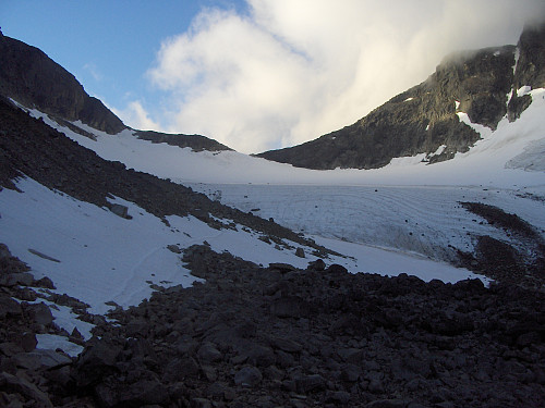 På veg mot Skagastølsbreen og Bandet