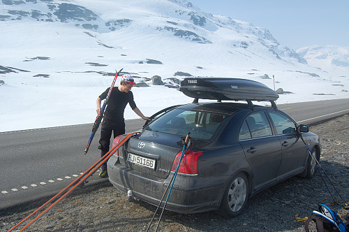 Nesten sommer ved start på snaue 1000moh