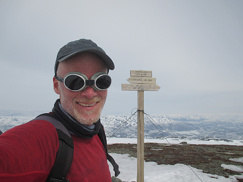 Fornøyd på 1314moh!