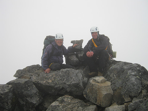 10: Vesle Skagastølstind fra telt ved Tindeklubhytta 2010 (Skagastølsryggen)