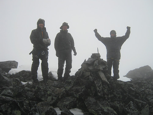 13: Store Memurutind fra telt i Visdalen 2011