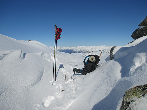 Sørfjorden skimtes i det fjerne