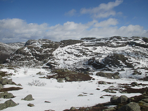 Frå same staden mot Husafjellet