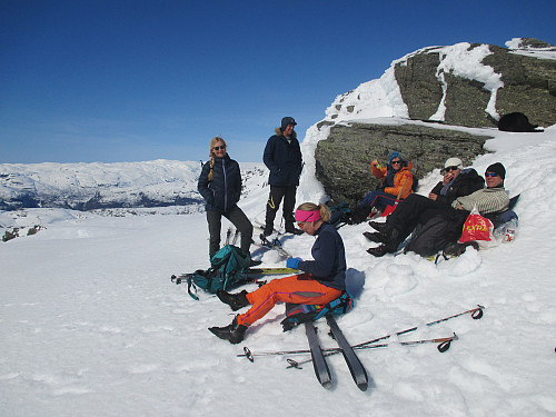 Velfortjent pause på toppryggen