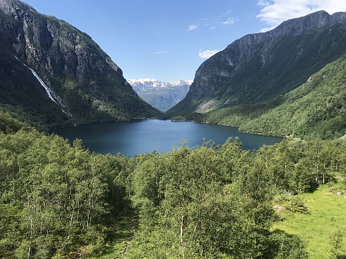 Flott utsikt ut Bondhusdalen