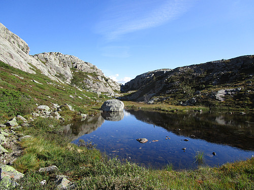 Tjødn nederst i Trongedalen