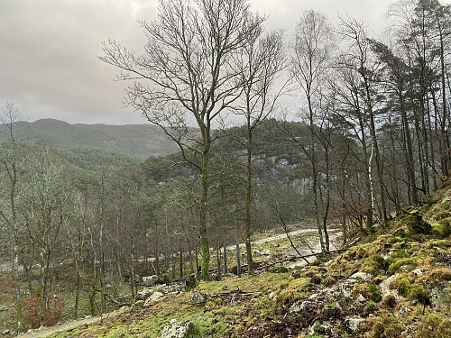 I nedstigninga frå Askjeliåsen mot Iglåsen