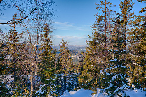Utsikten fra Stutehaugen mot nord