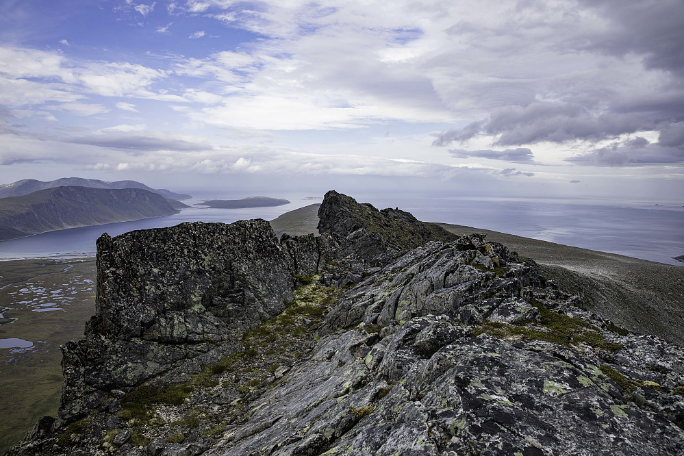 Fra toppen av Saudalsfjellet mot nord.