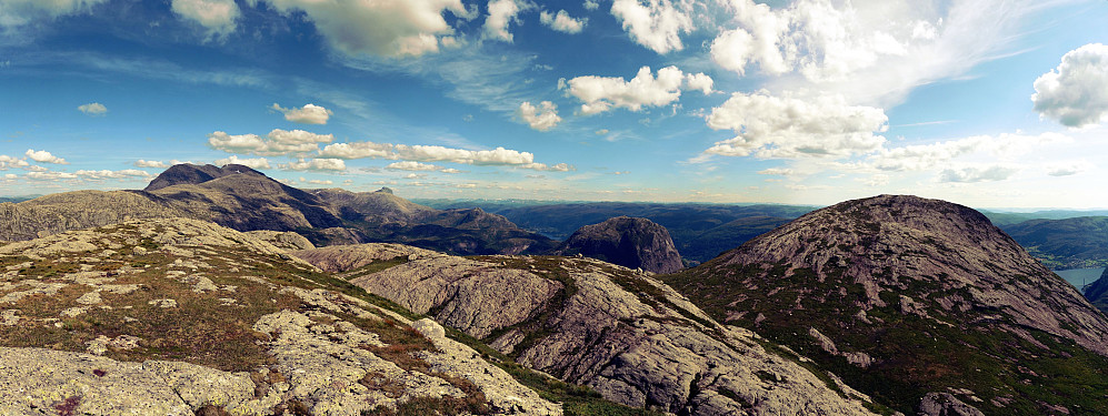 Panoramautsikt frå Nordre Kringla