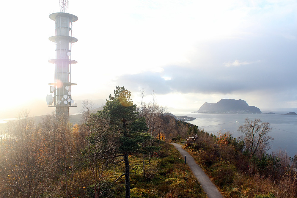 Utsikt fra Rundskue - høyeste punkt på Aksla