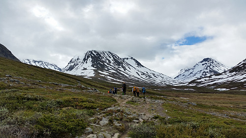 På vei innover Visdalen.
