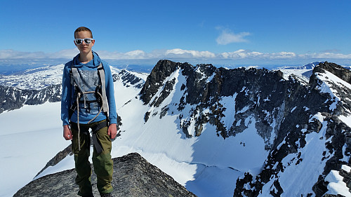Alexander på topp punktet.