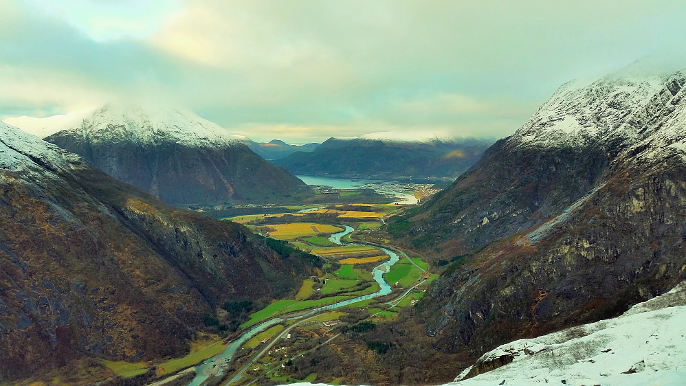 Romsdalen og Åndalsnes.