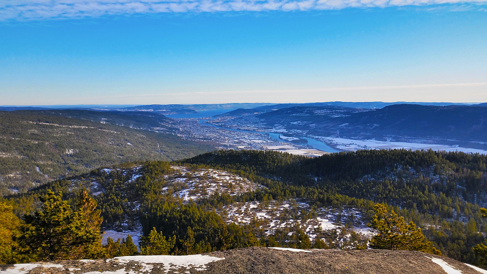 Utsikt fra Solbergvarden.