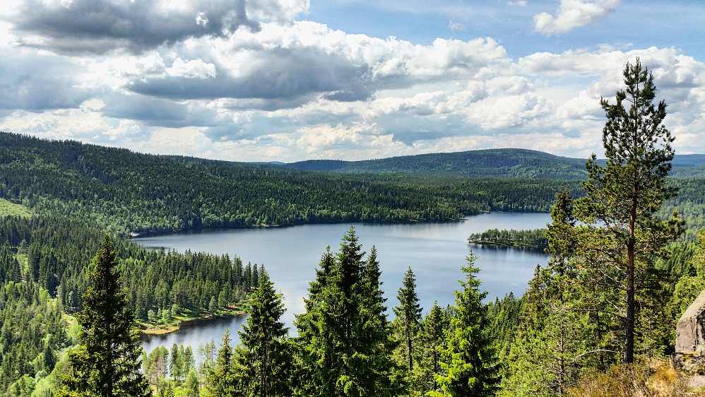 Øyungen sett fra Øyungskollen..