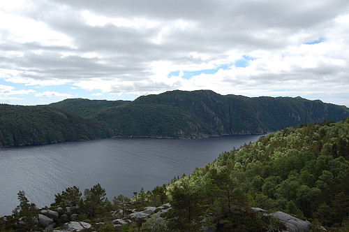 Utsikt mot Fedafjorden og Stolsfjorden 
