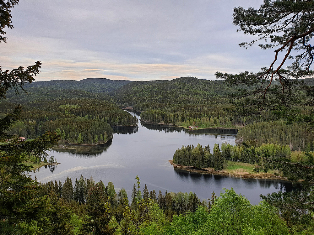 Mønevann sett fra Mønekollen