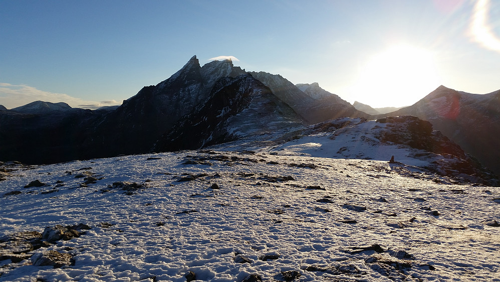 Blånebba sett fra Romsdalseggen