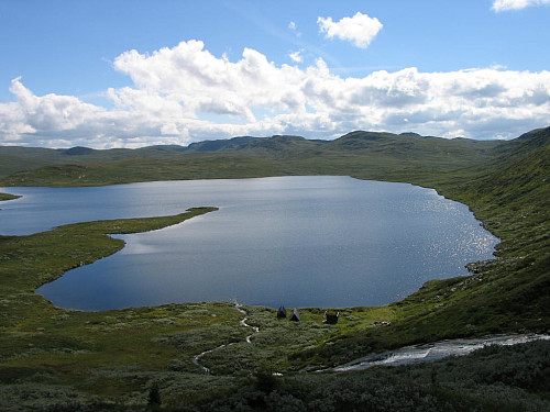 Øyvatnet rett øst for Hallingnatten 