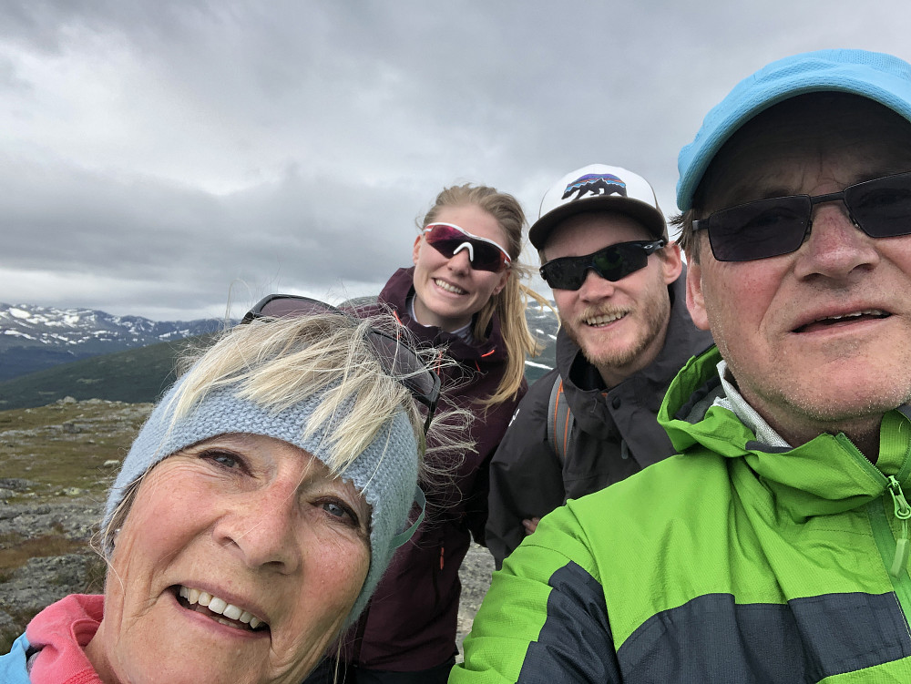 Selfie på toppen av Noseknippa