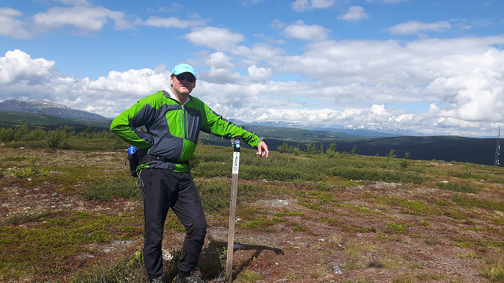 Stolpejakt-stolpe på toppen av Saukollen