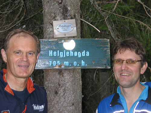 Geir S og Lars F var med på kveldsturen