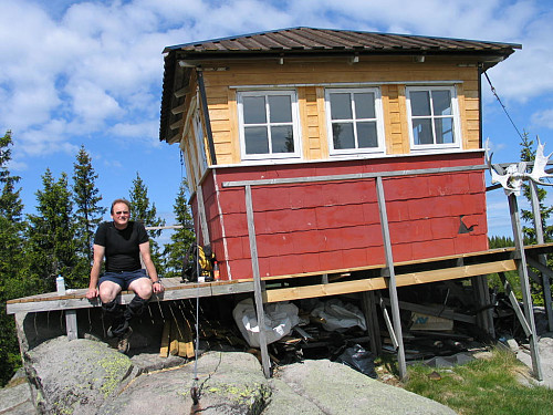 Brannvakthytta på Kjerkeberget