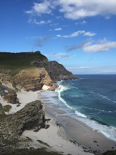 Cape Point sett fra sti mot Cape of Good Hope