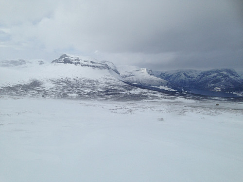 Lavere parti av nordvestryggen Gilafjellet