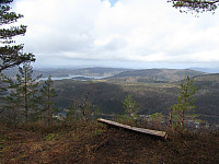 Utsikt fra Raudlifjellet mot sørvest