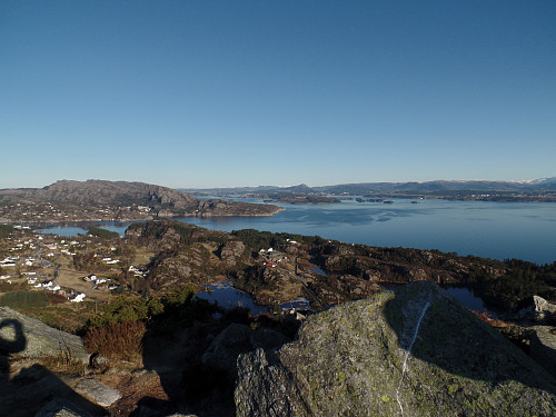 Utsikt mot nordøst. Lyderhorn bildesenter