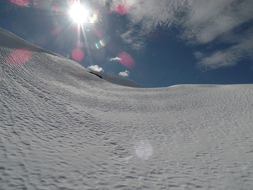 Retur nordøst for Søtefjellet
