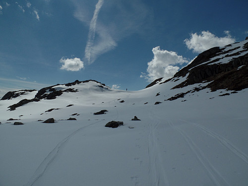 Ca 650 moh, snart slutt på sammenhengende snø