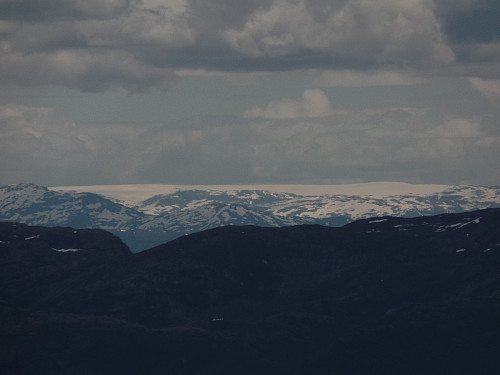 Zoom sørøst; Hardangerjøkulen