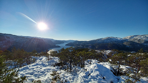 Utsikt utover Osterfjorden