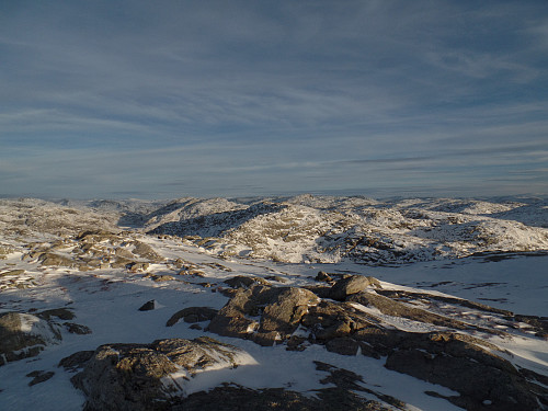 Neste mål ses fra Godbotnsfjellet; Geiteskardfjell(senter)