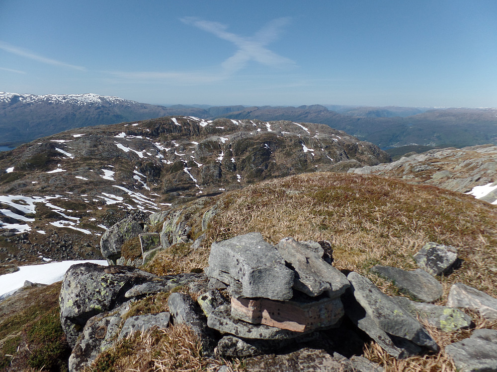 Tilbakeblikk mot Burlifjellet fra Solafjellet