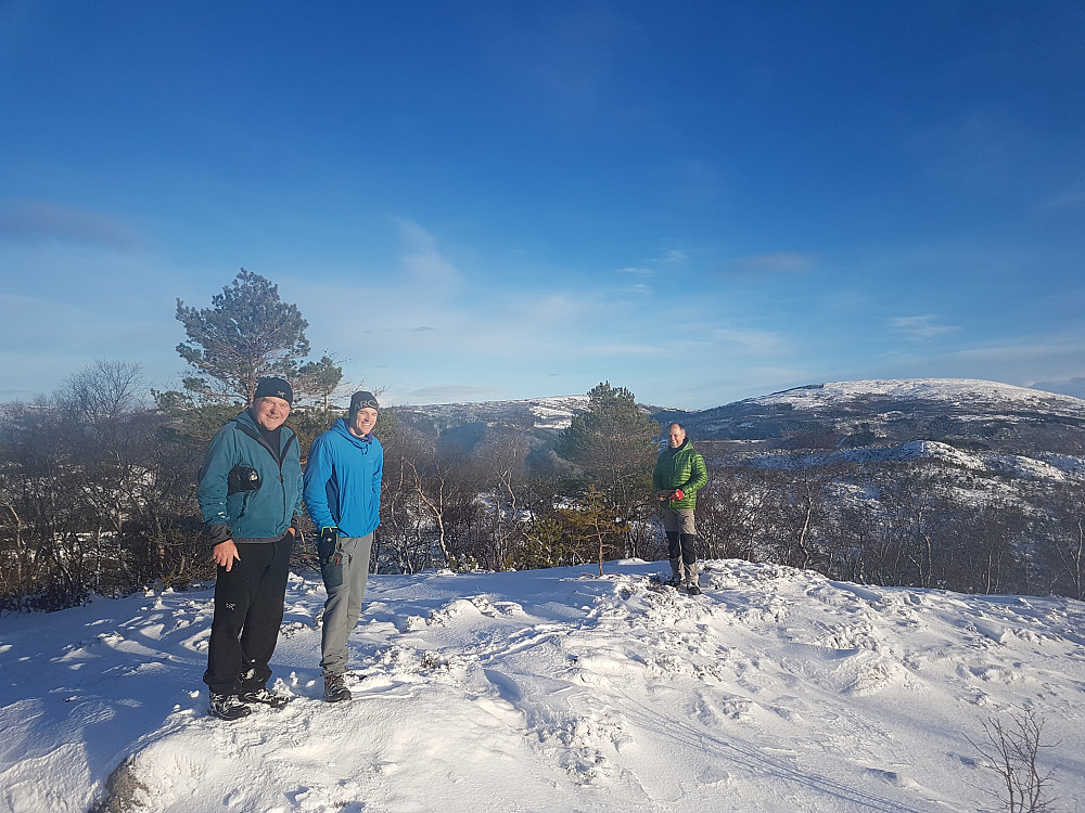 Knut Sverre, Øyvind og Morten på Beitelen.