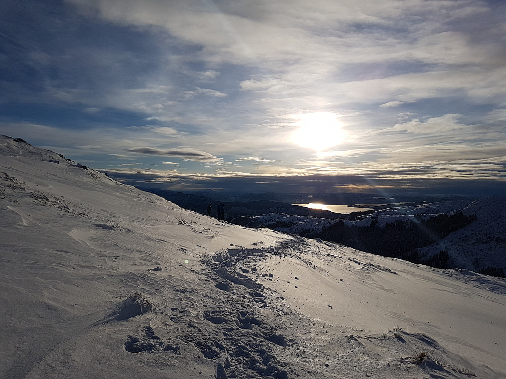Rikelig med snø over 400 meter..