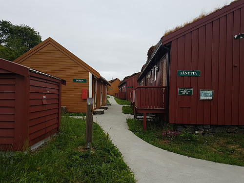 Restaurert fiskevær på Håholmen.