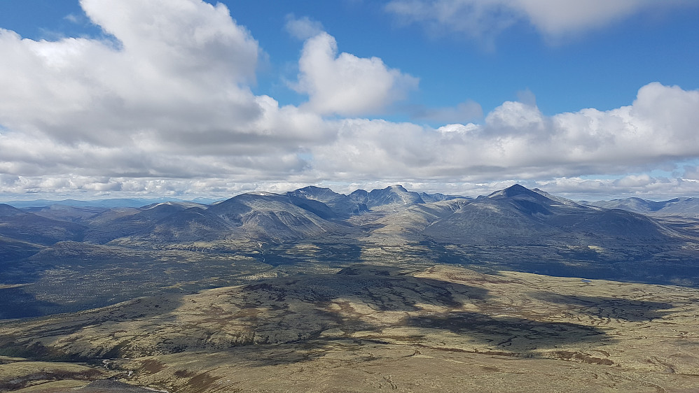 Panoramautsikt mot Rondane!