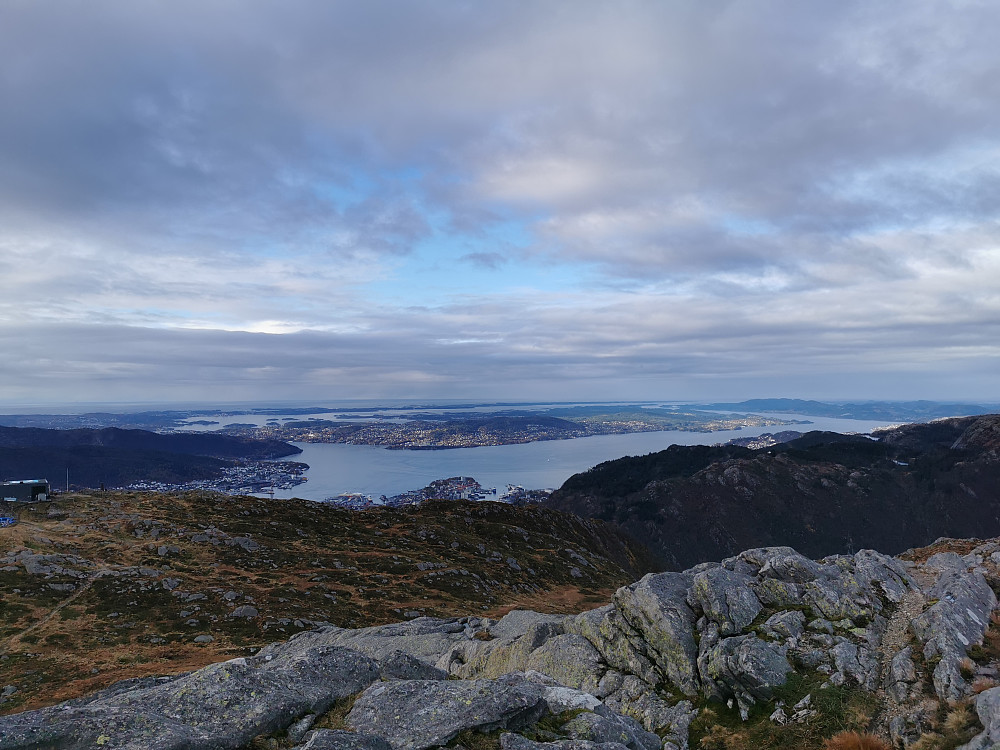 Fra Ulriken mot bl.a. Askøy