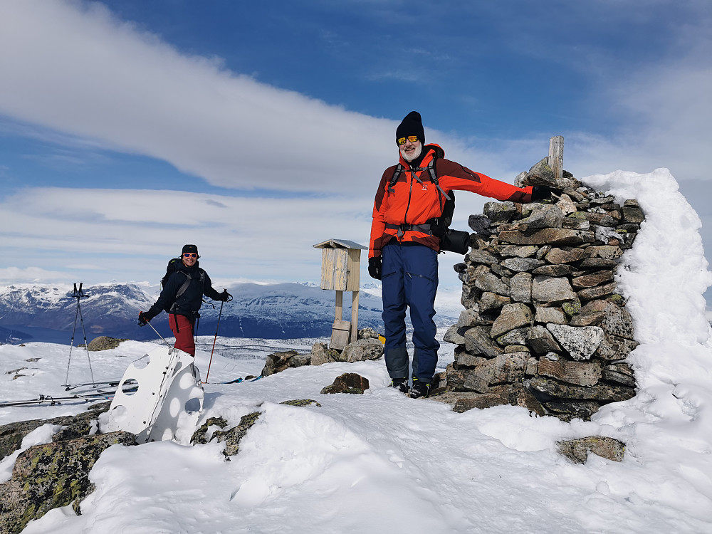 Monica og Helge på Gilafjellet 1582 moh!
