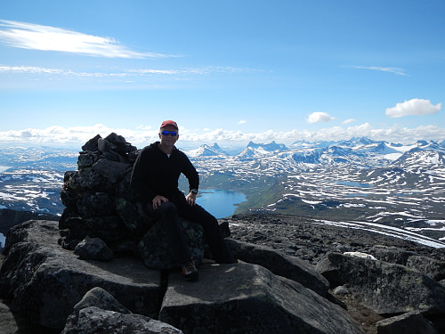 Vakreste sommerværet jeg har hatt på Galdebergtinden!